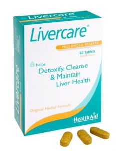 Health Aid Livercare 60v.tabs - Αποτοξίνωση ήπατος (φυσική αποτοξίνωση)