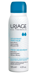 Uriage Deodorant Fraicheur Spray 125ml - Υποαλλεργικό αποσμητικό σπρεϋ 24ωρης κάλυψης