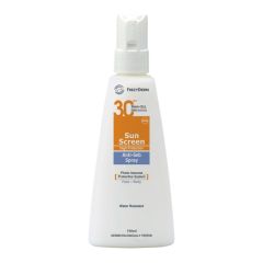 Frezyderm Sun Screen Anti-Seb Spray SPF30 150ml -  Water-resistant sunscreen spray for oily and acne prone skin