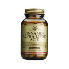 Solgar Cinnamon Alpha-Lipoic Acid 60veg.tabs - Antioxidant and promoter of glucose use