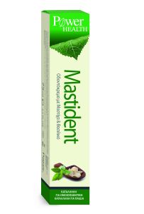 Power Health Mastident Toothpaste (Homeopathy/Child use) 75ml - Οδοντόκρεμα με Μαστίχα & Βασιλικό