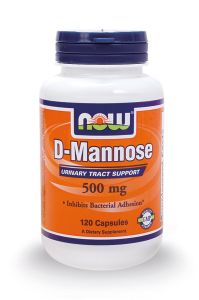 Now D-Mannose 500mg 120caps - Σημαντικό βοήθημα για σοβαρές ουρολοιμώξεις
