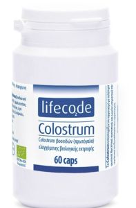 Lifecode Colostrum 495mg 60caps - εξαιρετικά αποτελέσματα στην επιβράδυνση της γήρανσης
