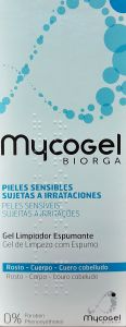 Bailleul Biorga Mycogel Gel Nettoyant Moussant 150ml - mild antiseptic gel for face and body & scalp