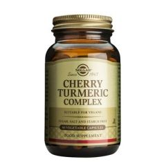 Solgar Cherry Turmeric Complex 60veg.caps - πολυφόρμουλα υψηλής ισχύος για καλή υγεία