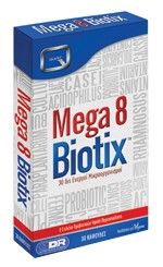 Quest Mega 8 Biotix Probiotics 30caps - 30 δισεκατομμύρια – προβιοτικών ανά κάψουλα