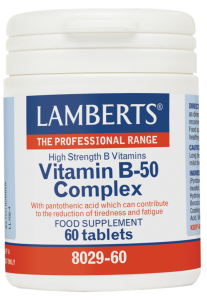 Lamberts Vitamin B-50 Complex 60tabs - βιταμίνες του συμπλέγματος Β