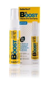 BetterYou Boost B12 Oral Spray 25ml - έχει αποδειχθεί πως μειώνει το αίσθημα κόπωσης στον οργανισμό