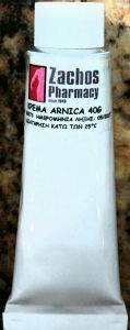 Zachos Pharmacy Arnica cream 40gr - Κρέμα άρνικα κατάλληλη για κάθε είδους μελανιά από χτυπήματα