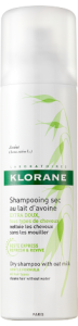 Klorane Dry shampoo with oat milk (For all hair types) 150ml - Gently clean your hair quickly and easily without water