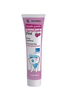 Frezyderm Sensiteeth First toothpaste 6months+ 40ml - ideal for infants aged from 6 months to children up to 3 years old