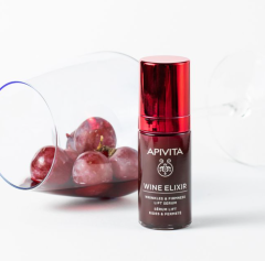 Apivita Wine Elixir Wrinkle & Firmness Lift Serum 30ml - Λάδι Προσώπου για Αναδόμηση & Σύσφιξη