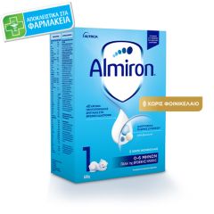 Nutricia Almiron 1 Powdered 1st infancy Milk 600gr - Γάλα 1ης βρεφικής ηλικίας για υγιή, τελειόμηνα βρέφη από 0-6 μηνών