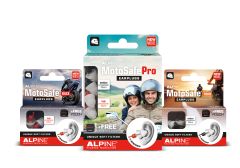 Alpine Motosafe Pro earplugs 2.pairs - Earplug combination for the serious rider (travel / racing)
