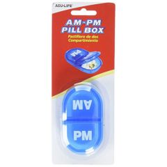 Health Enterprises AM-PM Pillbox 1.piece - perfect for travel and everyday use.