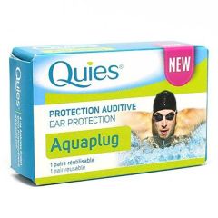 Quies Aquaplug Ear protection 1.pair - Ωτοασπίδες Σιλικόνης Για Κολύμβηση 1 ζεύγος