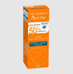 Avene Fluide Triasorb Spf50+ 50ml - Εξαιρετικά υψηλή αντηλιακή προστασία SPF50+ για το κανονικό προς μικτό δέρμα του προσώπου