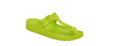 Scholl Bahia Flip Flop Lime Green Anatomical slippers 1.pair - Anatomical slippers, light and flexible