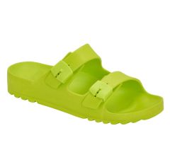 Scholl Bahia Lime Green Anatomical slippers 1.pair - Lightweight and flexible anatomical slippers