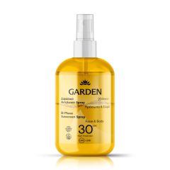 Garden Bi-Phase sunscreen spray face & body SPF30 200ml - Διφασικό Αντηλιακό Σπρέι Πρόσωπο & Σώμα SPF30