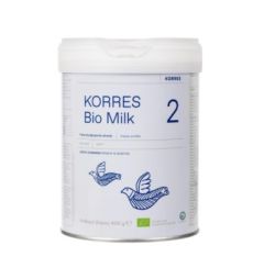 Korres Bio Milk 2 Infant Cow's powdered milk 400gr - Βιολογικό Αγελαδινό Γάλα για Βρέφη 6-12 μηνών