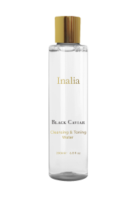 Power Health Inalia Black Caviar Cleansing & Toning water 200ml - Luxurious cleansing water for the face, eyes, lips with caviar extract