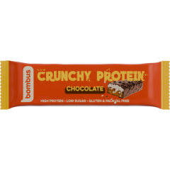 Bombus Crunchy Protein Chocolate (Gluten free) bar 50gr - Τραγανή μπάρα πρωτεΐνης πολλαπλών στρώσεων με σοκολάτα γάλακτος