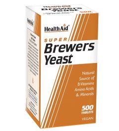 Health Aid Brewers Yeast 500tabs 1piece - Μαγιά Μπύρας