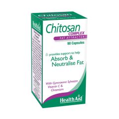 Health Aid Chitosan Lipid reducer 90caps - Δεσμεύει τα λίπη﻿