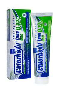 Intermed Chlorhexil 0,12% Toothpaste Long use 100ml - fluoride toothpaste with chlorhexidine 0.12%.