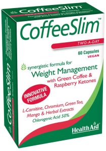 Health Aid Coffee Slim - Πράσινος Καφές, Κετόνες Ράσμπερυ & Φυτικά εκχυλίσματα