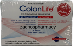 Bionat Colon Life (Colonlife) for Irritable Bowel syndrome Promo (1+1) 20+20caps - Για τη διάρροια, κοιλιακό άλγος, αίσθημα δυσφορίας