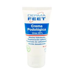 Derma Feet Foot Cream Urea 20% 75ml - Συνιστάται για ξηρές επιδερμίδες, κάλους, σκασίματα και σκληρό δέρμα