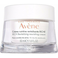 Avene Creme Nutritive Revitalising Rich face cream 50ml - Κρέμα Τροφής & Αναδόμησης Πλούσιας υφής