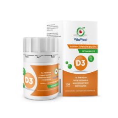 WestMed VitaWest Vitamin D3 1400IU 100.tbs - Για την καλή υγεία οστών και ανοσοποιητικού συστήματος