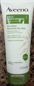 Aveeno Daily moisturising lotion 200ml - Improves the health of your dry skin in just 1 day