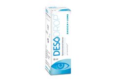 Bausch & Lomb Desodrop eye drops 8ml - antiseptic, protective, lubricant, moisturizing and soothing ocular solution