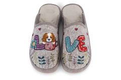 Naturelle Doggy Beige Anatomical winter slippers 1.pair - Fabric, comfort slippers of excellent quality