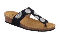 Scholl Dubai Flip flop black anatomical slippers 1.pair - Ανατομικές παντόφλες για εκείνη