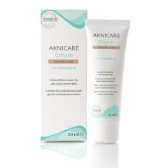 Synchroline Aknicare Cream Teint Clair 50ml - έγχρωμο γαλάκτωμα προσώπου που αναπτύχθηκε για τον έλεγχο και τη μείωση των ατελειών
