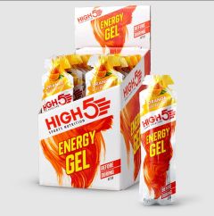High Five (EnergyGel) Energy Gel Orange (1box) 20x40gr - Race Proven In The World’s Toughest Competitions