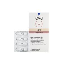 Intermed Eva Lax suppositories with chamomile 10supps - Immediate, effective and natural relief of constipation