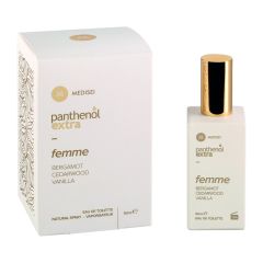 Medisei Panthenol Extra Femme Eau de Toilette 50ml - Αιθέριο άρωμα με νότες Περγαμόντου και πράσινων Φύλλων
