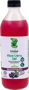 Kaloe Aloe Vera gel Gooseberry flavor 1Ltr - Φυσικός χυμός βιολογικής αλόης με φραγκοστάφυλο