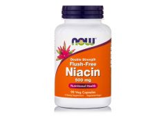 Now Flush-Free Niacin 500mg 90.veg.caps - Niacin (vitamin B-3 or nicotinic acid or vitamin PP) is one of the B vitamins
