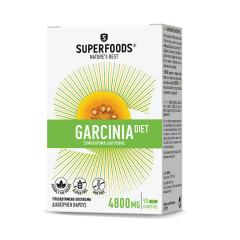 Superfoods Garcinia Diet for weight loss 90caps - προσφέρει στην απώλεια βάρους και στην αποτροπή της χρήσης λιπογένεσης