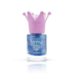 Garden Fairyland Nail Polish Glitter Blue Betty 1  7.5ml - Children's nail polish with strawberry aroma