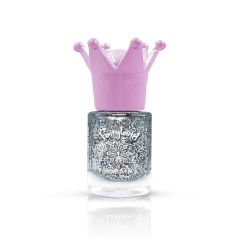 Garden Fairyland Nail Polish Glitter Silver Jiny 1 7.5ml - Children's nail polish with strawberry aroma