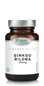 Power Health Ginkgo Biloba 120mg 30.caps - Εκχύλισμα Ginkgo biloba τιτλοδοτημένο σε 24% φλαβόνες και 6% λακτόνες