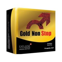 Exelane Gold Non Stop for male impotency 10.caps - Nutritional Supplement for Male Sexual Stimulation